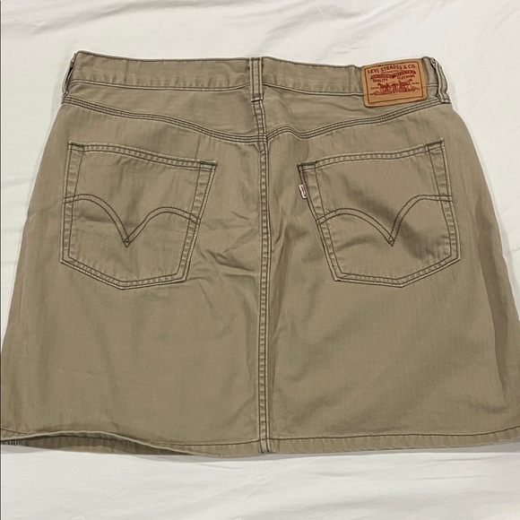 Levi's Women's Khaki A-Line Skirt - Picture 1 of 6